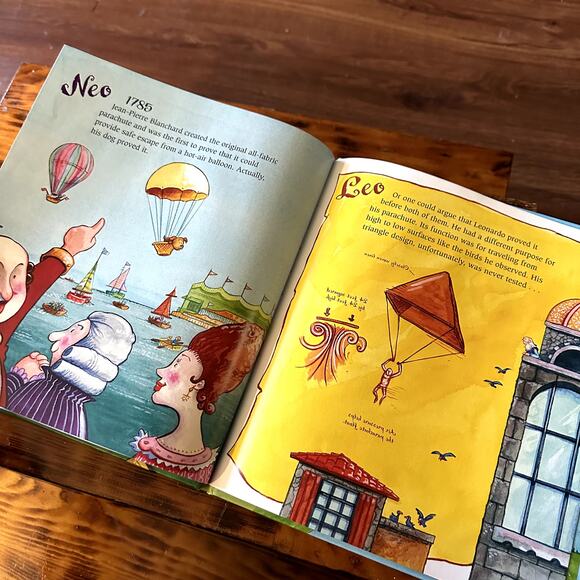 Neo Leo The Ageless Ideas Of Leonardo Di Vinci Hardcover Book - Picture 7 of 9